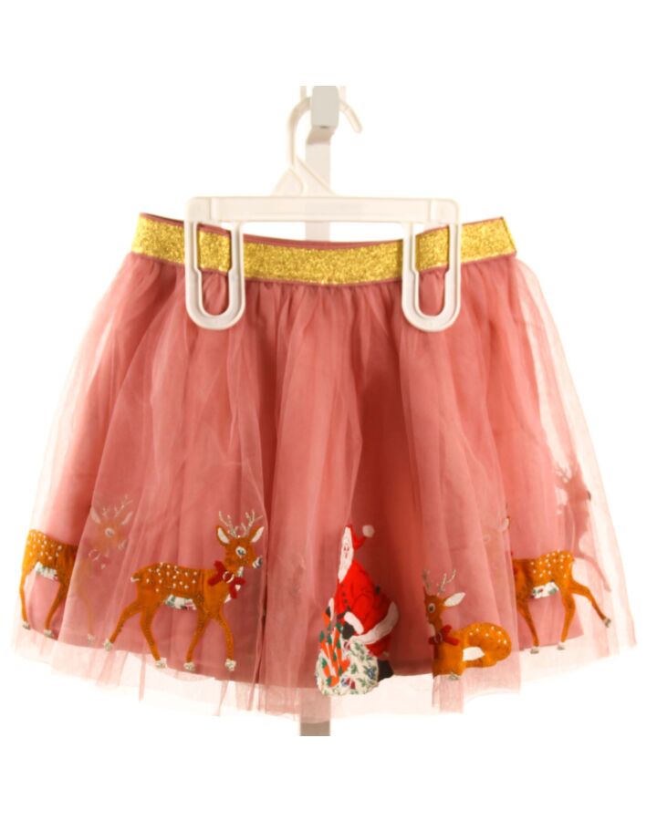 MINI BODEN  PINK TULLE  APPLIQUED SKIRT