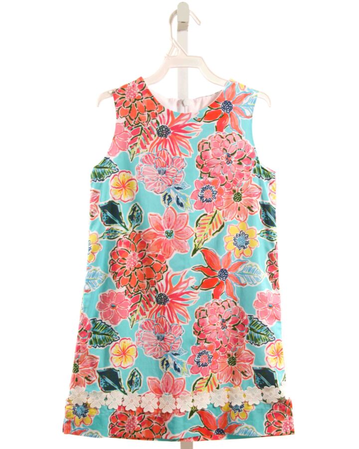 J. BAILEY  AQUA  FLORAL  DRESS