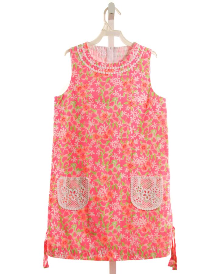 LILLY PULITZER  HOT PINK  FLORAL  DRESS