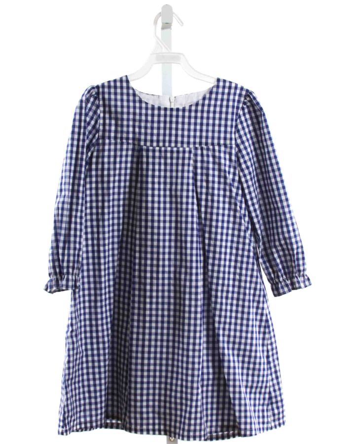 FRANCES ROSE  BLUE  GINGHAM  DRESS