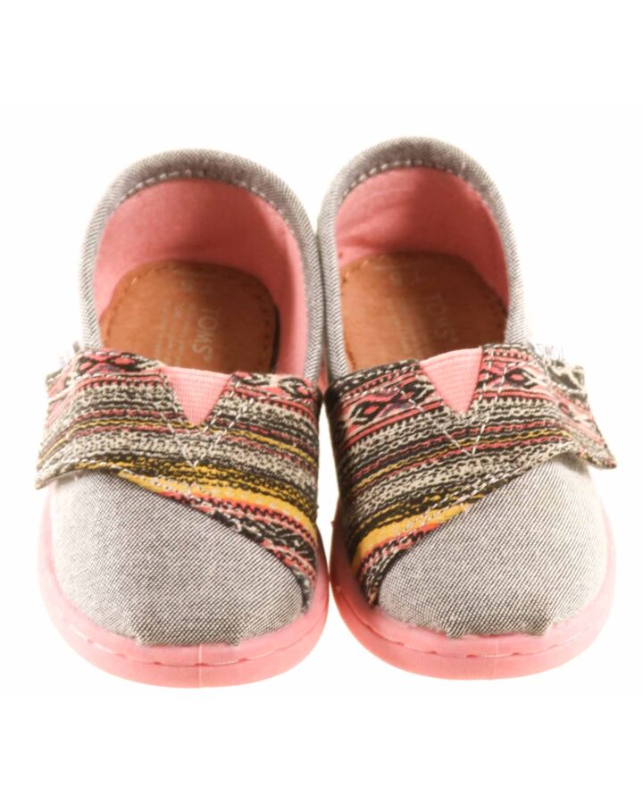 TOMS GRAY SHOES  *EUC SIZE TODDLER 5