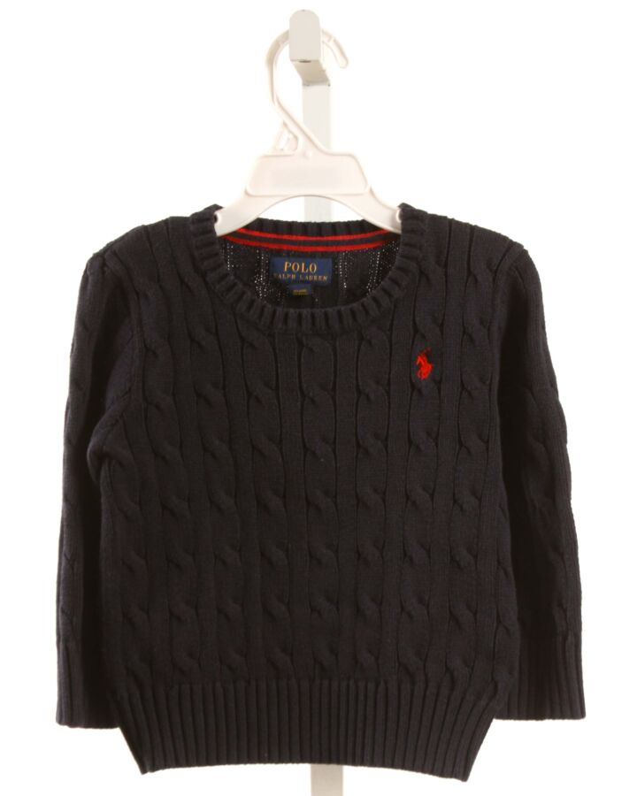 POLO BY RALPH LAUREN  NAVY    SWEATER
