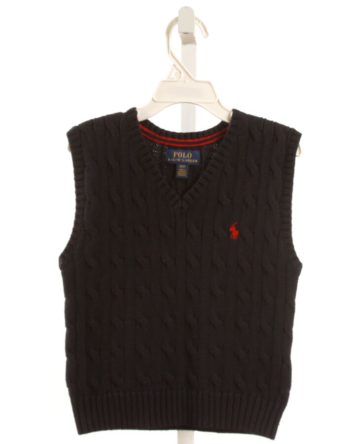 POLO BY RALPH LAUREN  NAVY    SWEATER VEST
