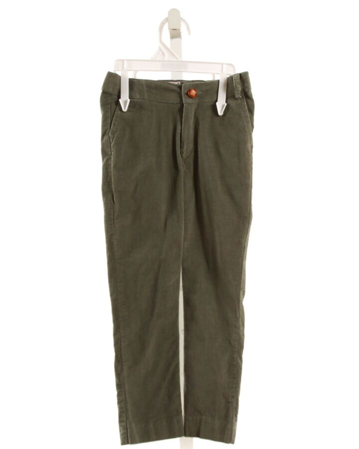 LA COQUETA  GREEN CORDUROY   PANTS