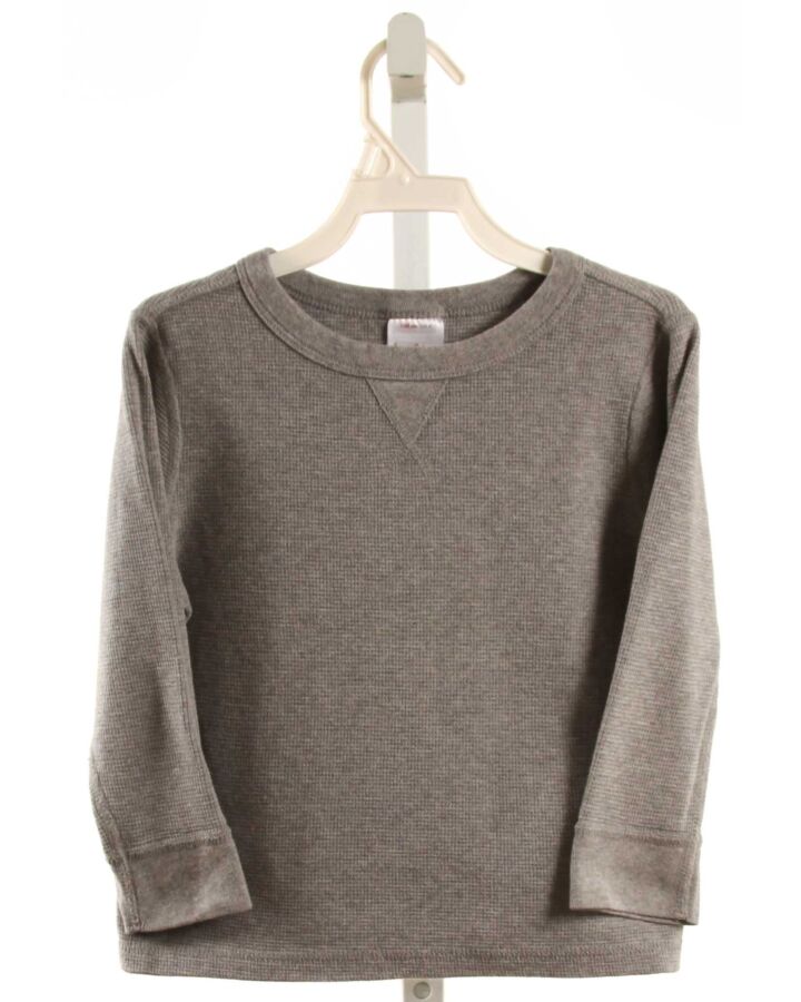 HANNA ANDERSSON  GRAY    KNIT LS SHIRT