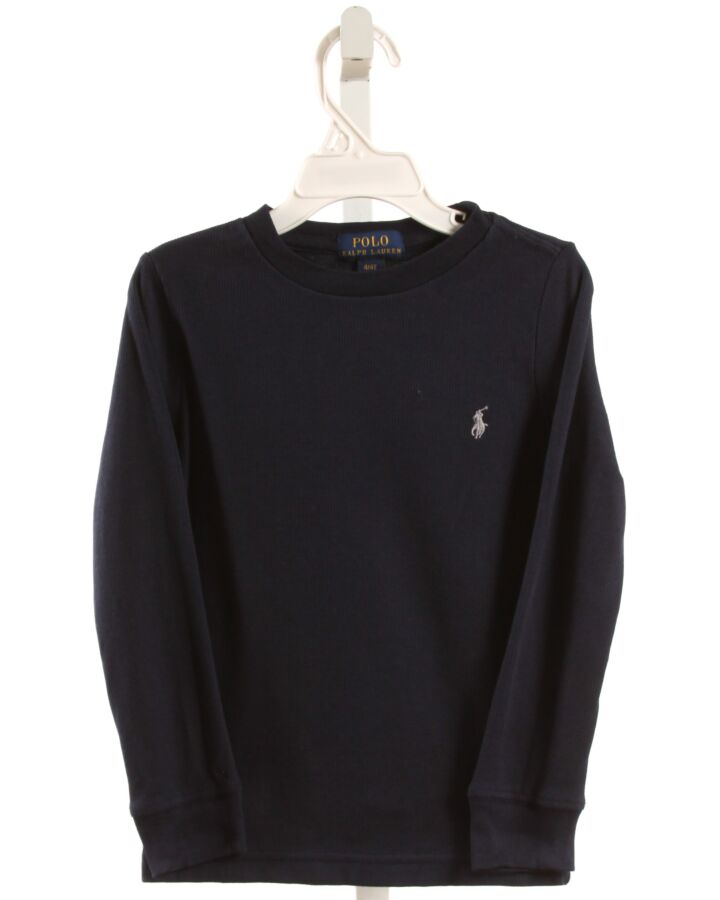 POLO BY RALPH LAUREN  BLUE    KNIT LS SHIRT