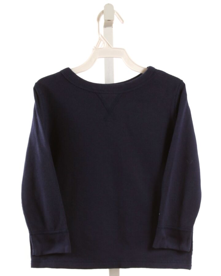 HANNA ANDERSSON  BLUE    KNIT LS SHIRT