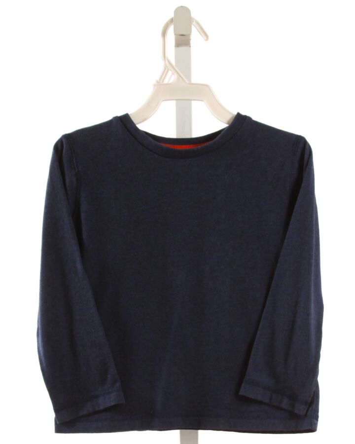 MINI BODEN  BLUE    KNIT LS SHIRT