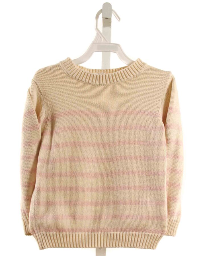 MINNOW  LT PINK  STRIPED  SWEATER