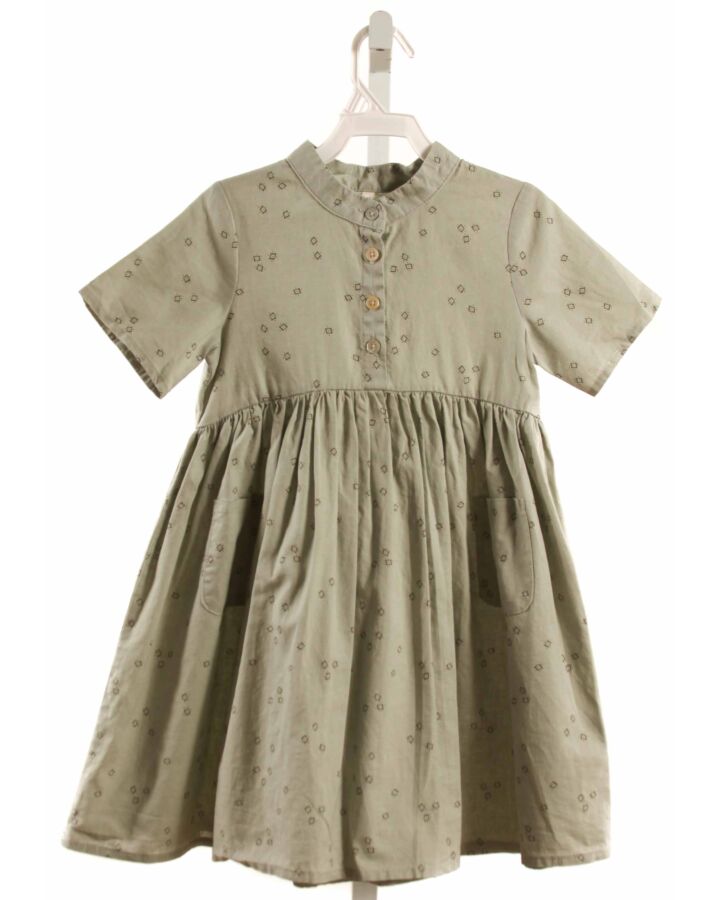 RYLEE & CRU  GRAY LINEN   DRESS
