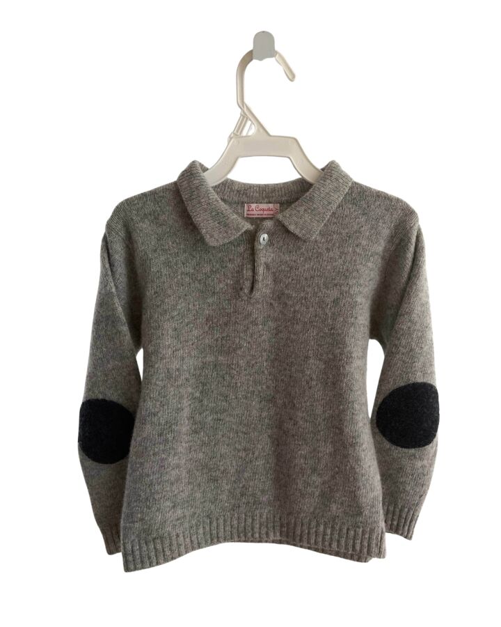LA COQUETA  GRAY WOOL   SWEATER