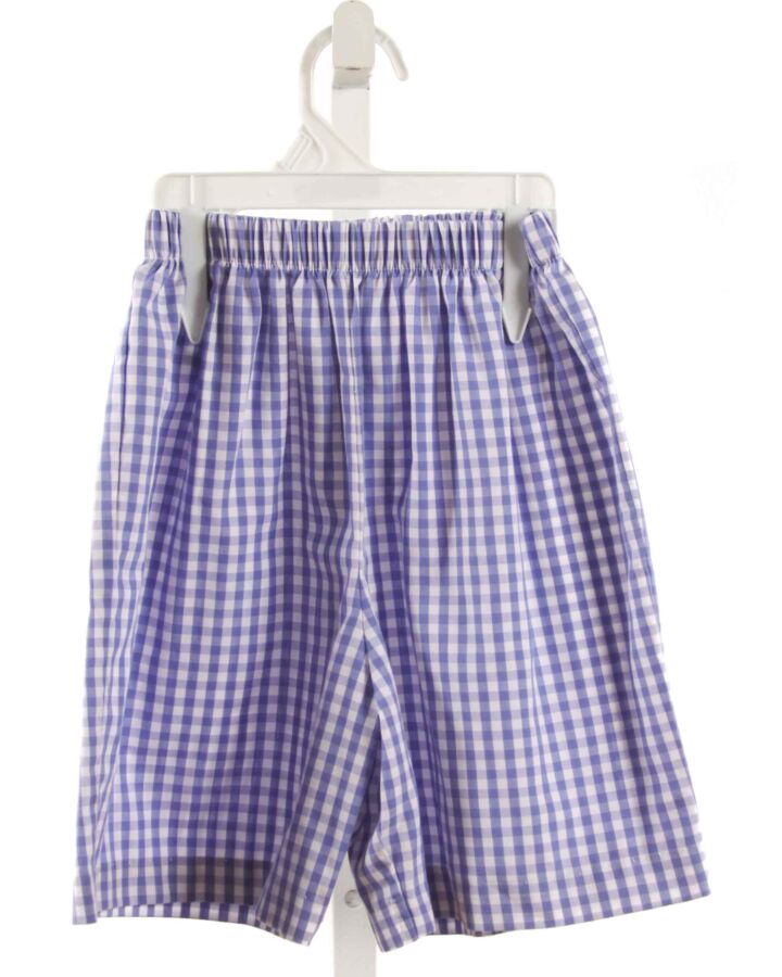 SOUTHERN SUNSHINE KIDS  BLUE  GINGHAM  SHORTS