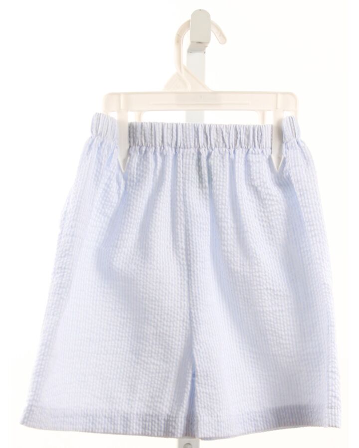 SOUTHERN SUNSHINE KIDS  LT BLUE SEERSUCKER STRIPED  SHORTS