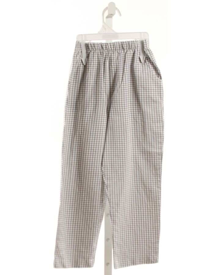 BAILEY BOYS  GRAY  GINGHAM  PANTS