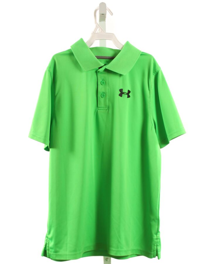 UNDER ARMOUR  LIME GREEN    KNIT SS SHIRT