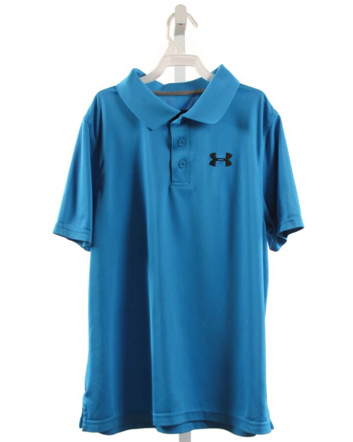 UNDER ARMOUR  BLUE    KNIT SS SHIRT