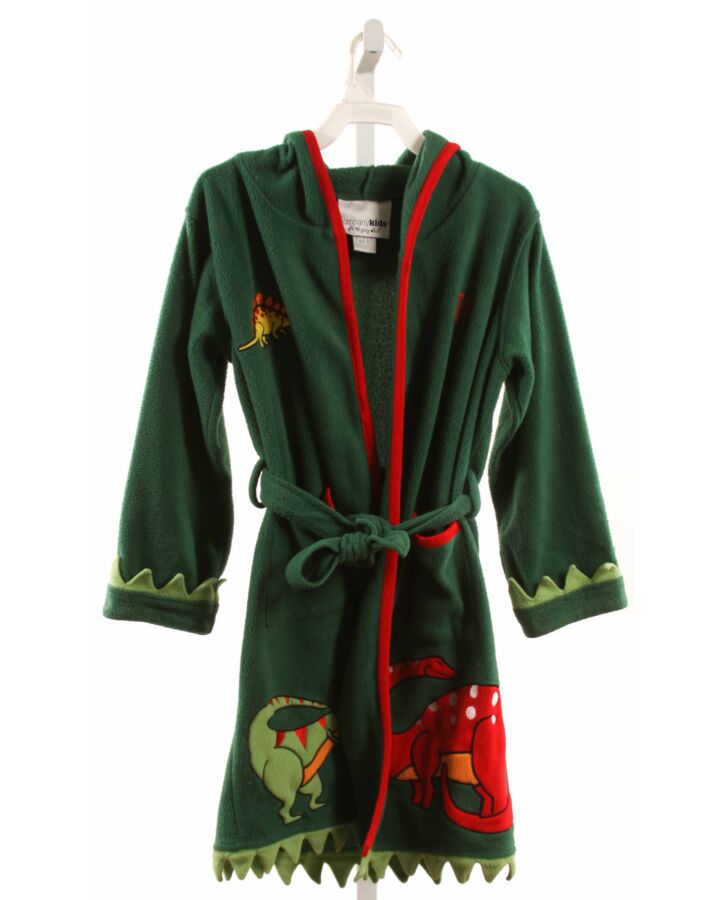 THE COMPANY STORE  GREEN FLEECE  APPLIQUED LOUNGEWEAR 