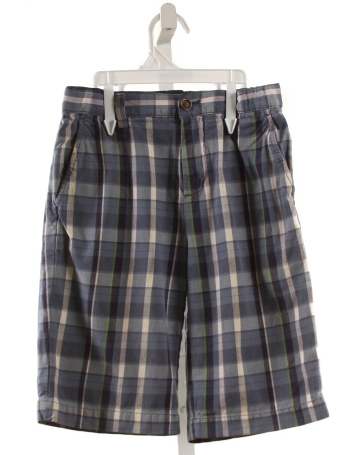 BROOKS BROTHERS  NAVY  PLAID  SHORTS