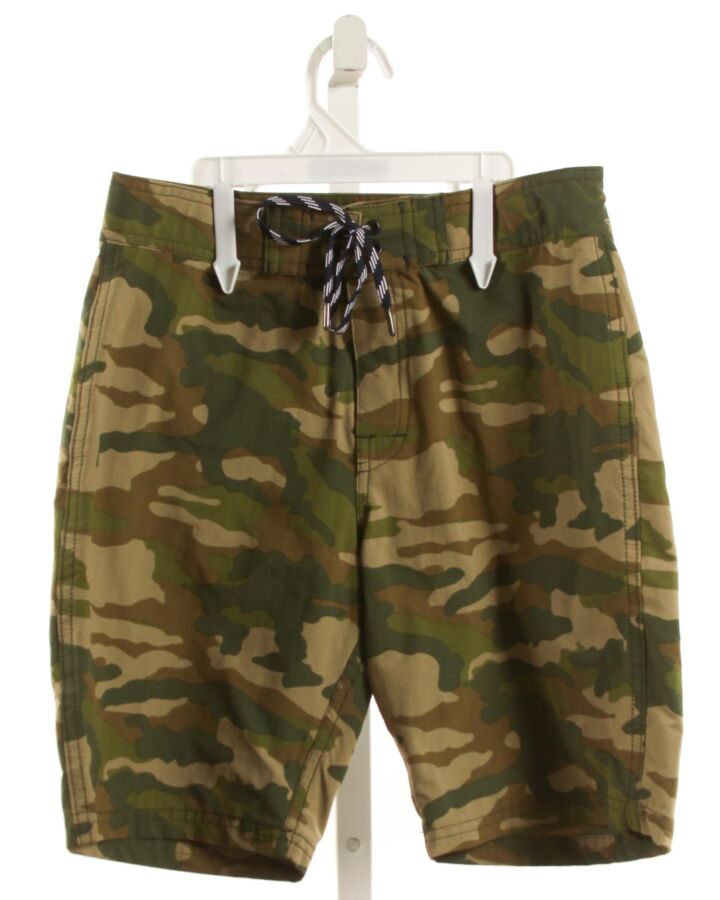 CREWCUTS  FOREST GREEN    SWIM TRUNKS