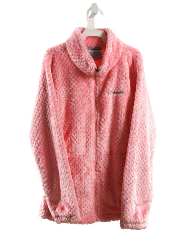 COLUMBIA  PINK FLEECE   OUTERWEAR