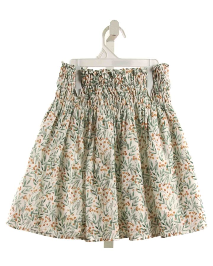 BELLA BLISS  GREEN  FLORAL  SKIRT