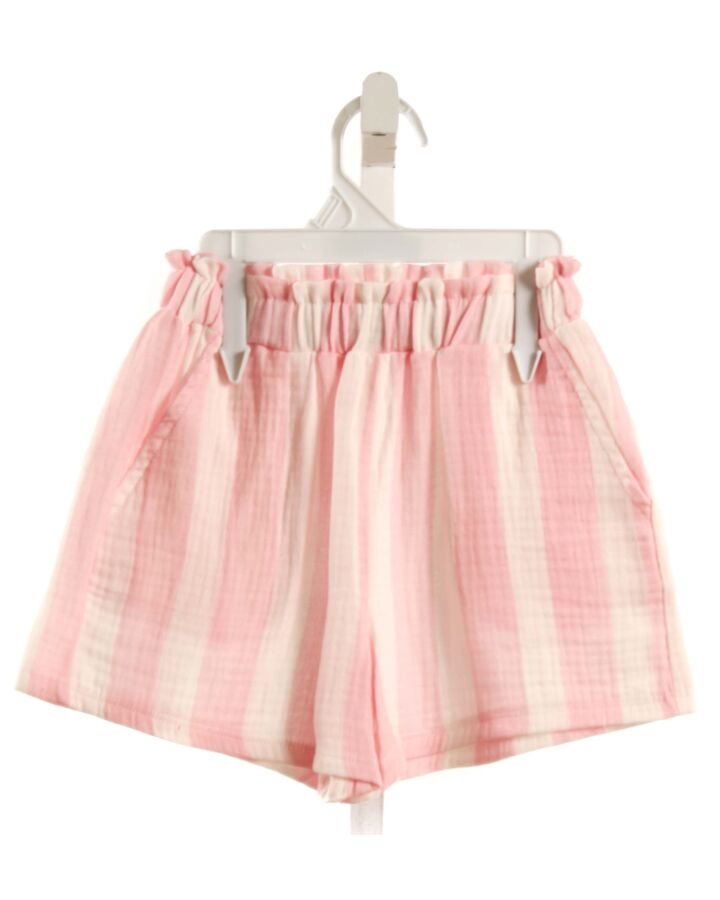 MIKI MIETTE  LT PINK  STRIPED  SHORTS