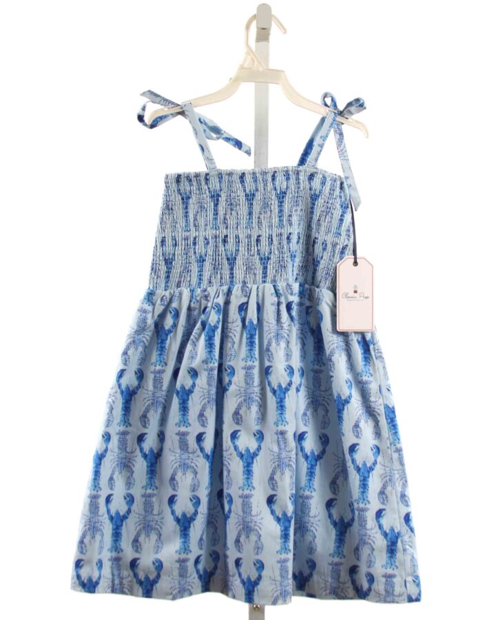 CPC  BLUE   SMOCKED DRESS