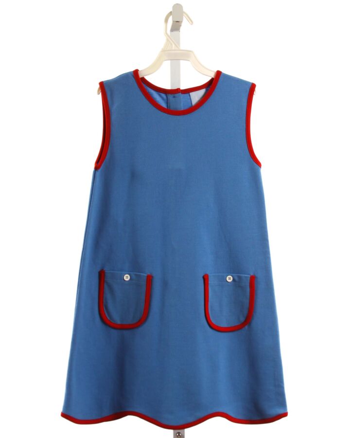 BELLA BLISS  BLUE PIQUE   KNIT DRESS