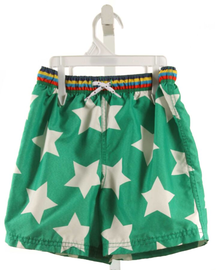 MINI BODEN  GREEN    SWIM TRUNKS