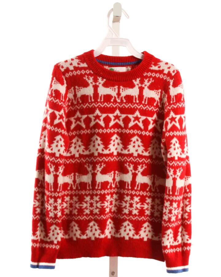 MINI BODEN  RED    SWEATER