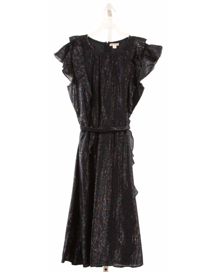CREWCUTS  BLACK    PARTY DRESS WITH RUFFLE