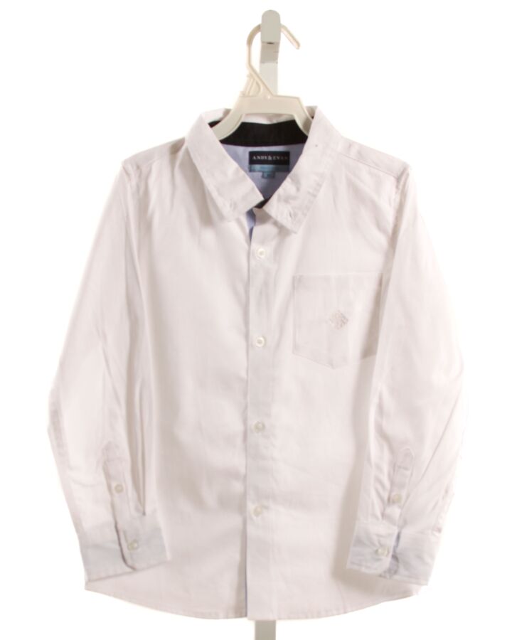 ANDY & EVAN  WHITE    DRESS SHIRT