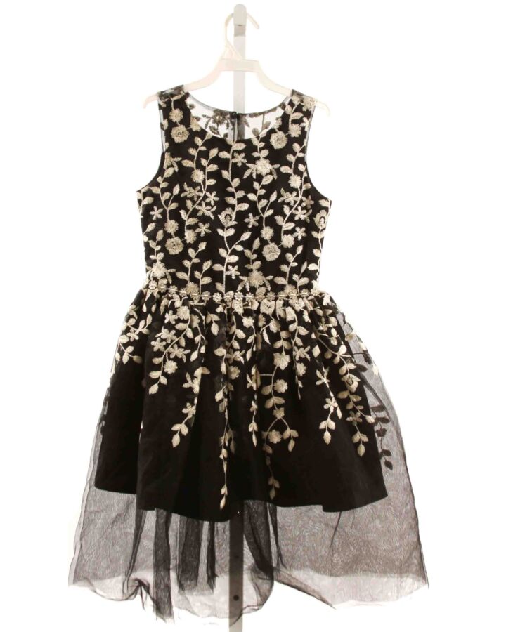 RARE EDITIONS  BLACK TULLE   PARTY DRESS