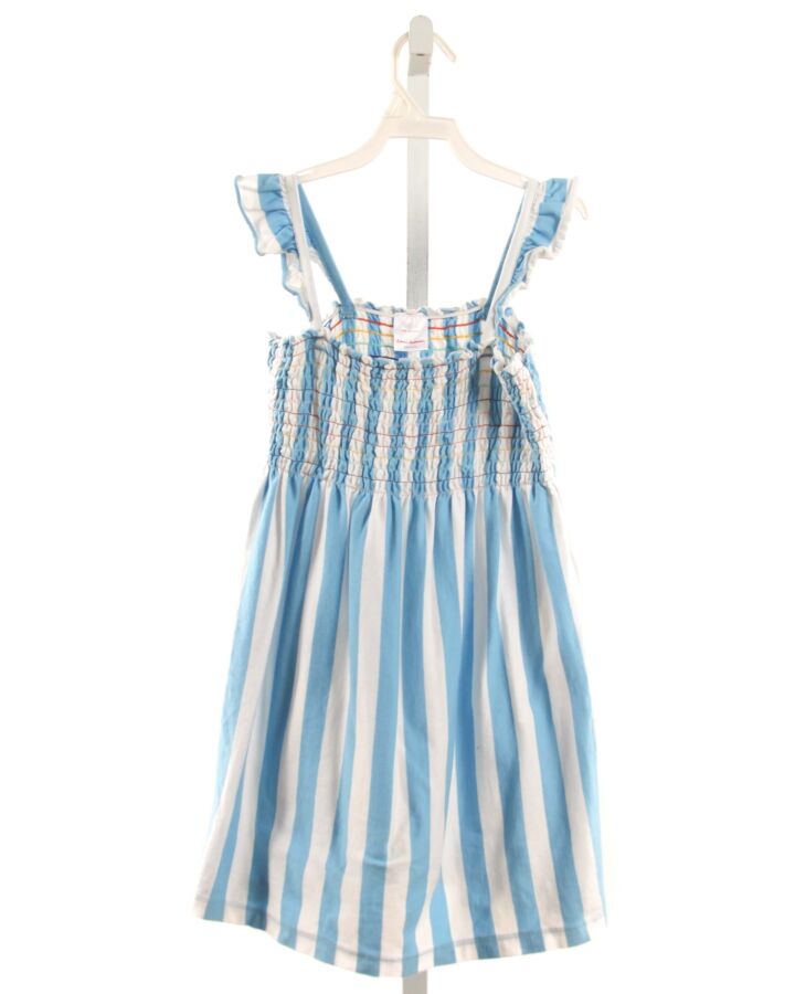 HANNA ANDERSSON  BLUE KNIT STRIPED  DRESS