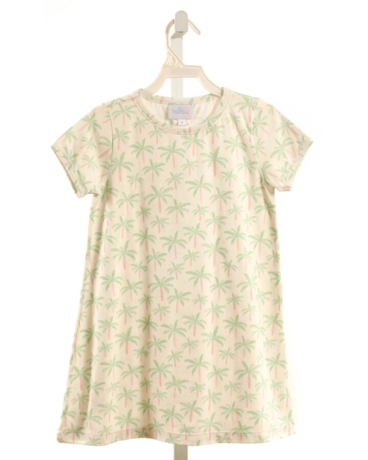 JAMES & LOTTIE  GREEN KNIT  PRINTED DESIGN KNIT DRESS
