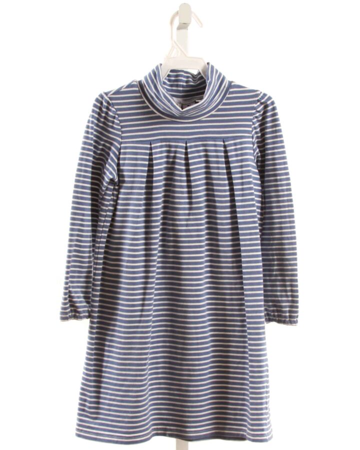 BUSY BEES  BLUE KNIT STRIPED  KNIT DRESS