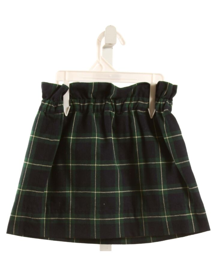 THE BEAUFORT BONNET COMPANY  GREEN  PLAID  SKIRT