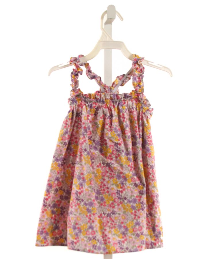 BISBY BY LITTLE ENGLISH  PURPLE  FLORAL  SLEEVELESS SHIRT