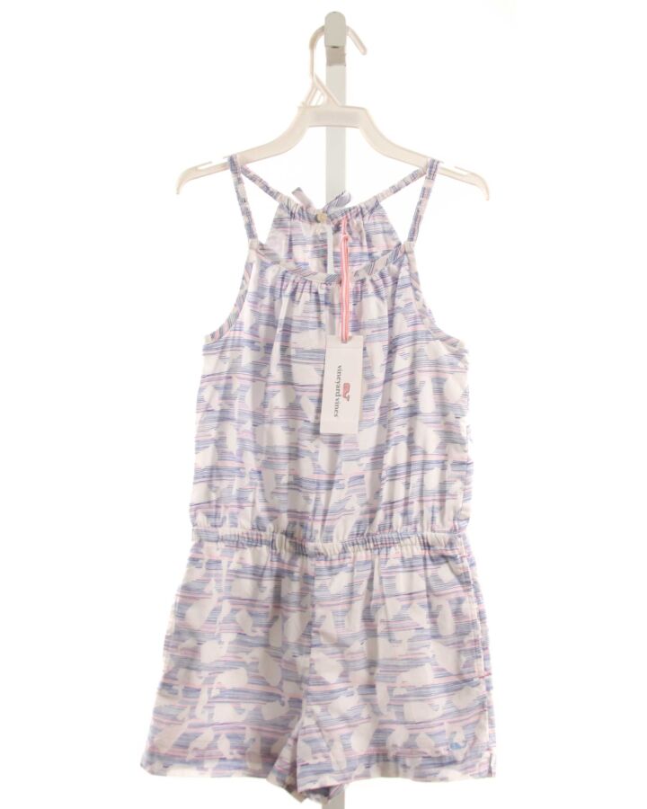 VINEYARD VINES  BLUE   PRINTED DESIGN ROMPER