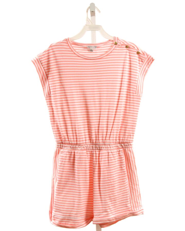 CREWCUTS  PINK KNIT STRIPED  ROMPER