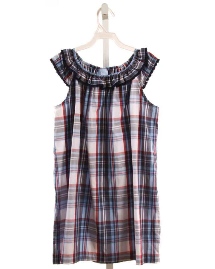 BELLA BLISS  BLUE  PLAID  DRESS