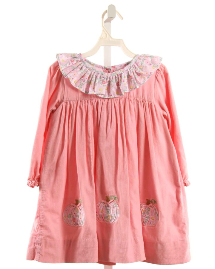 CECIL & LOU  PINK CORDUROY  APPLIQUED DRESS