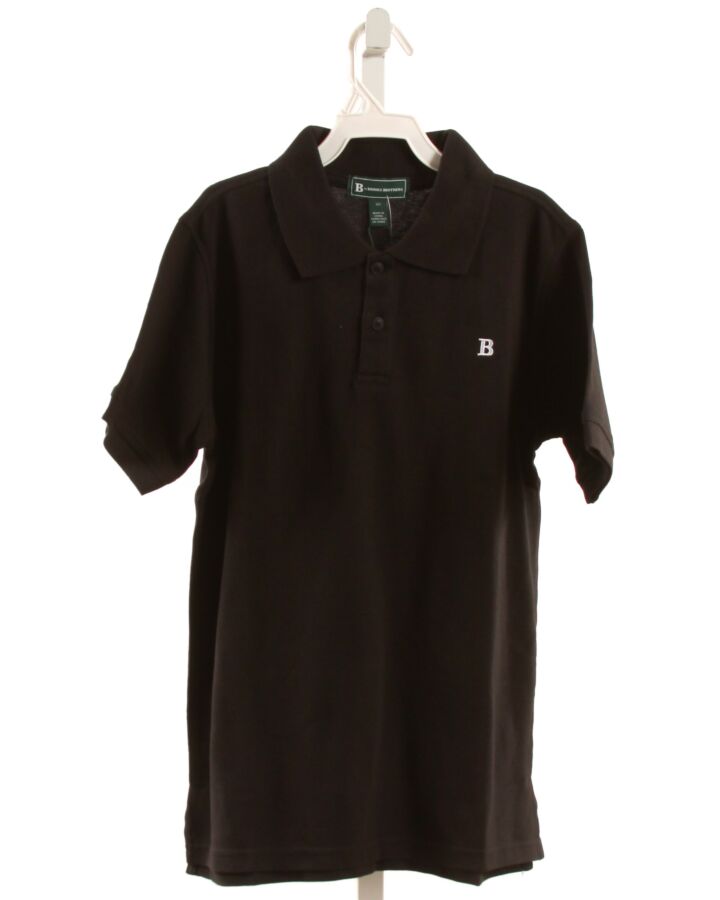 BROOKS BROTHERS  BLACK KNIT   KNIT SS SHIRT