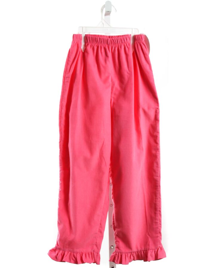 THE BUBBLE BEE  PINK CORDUROY   PANTS WITH RUFFLE