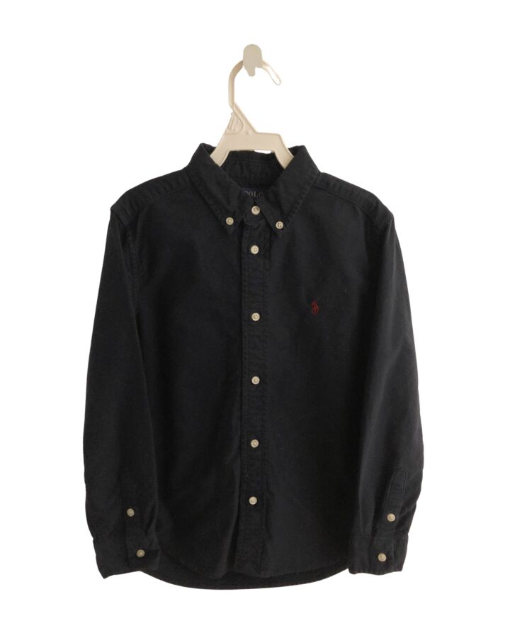 POLO BY RALPH LAUREN  NAVY    DRESS SHIRT