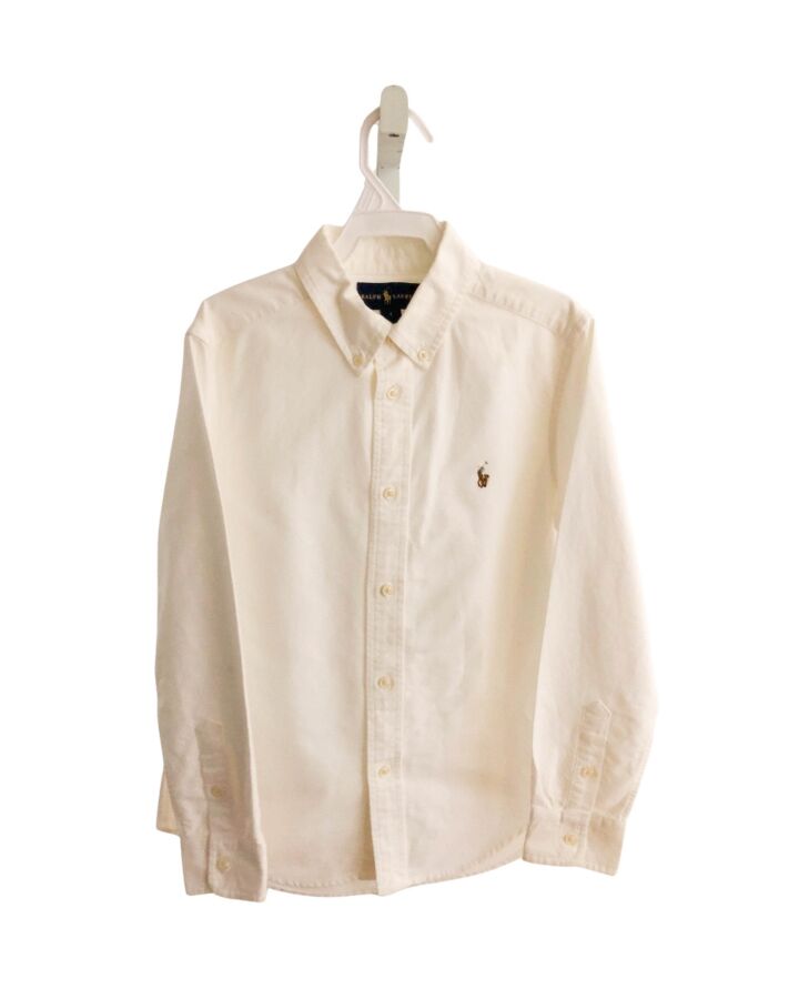 RALPH LAUREN  WHITE    DRESS SHIRT
