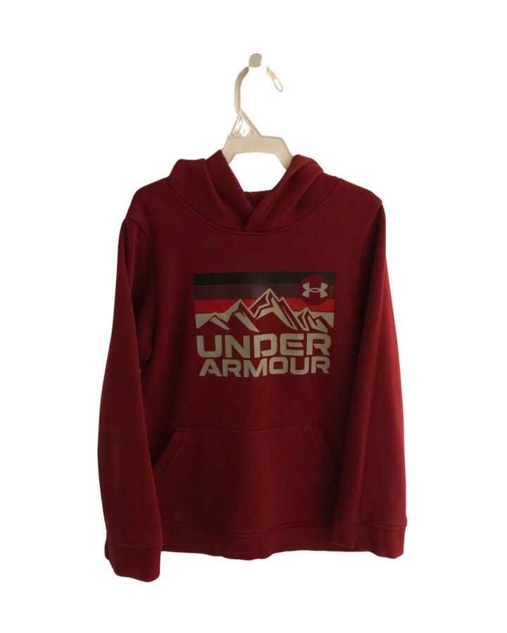UNDER ARMOUR  RED  PRINT  PULLOVER