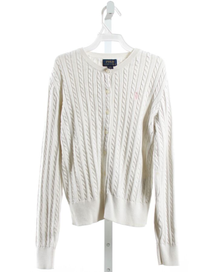 POLO BY RALPH LAUREN  WHITE    SWEATER