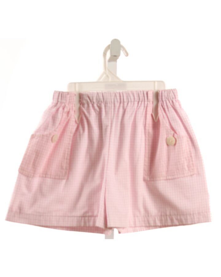 ALICE KATHLEEN  LT PINK  GINGHAM  SHORTS