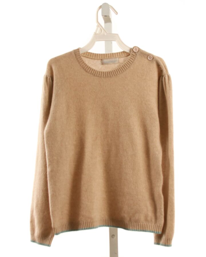 BELLA BLISS  BROWN CASHMERE   SWEATER